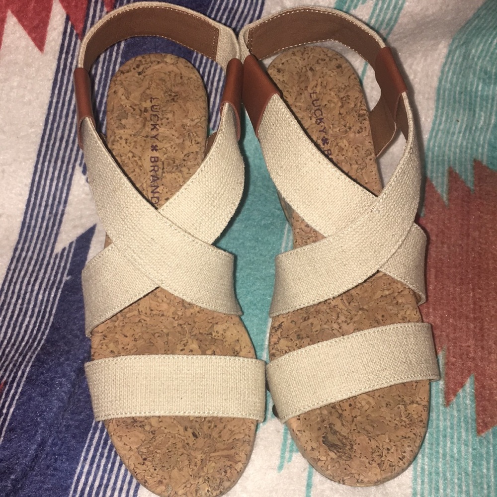 Worn once lucky brand Marla shoes - Picture 2 of 7